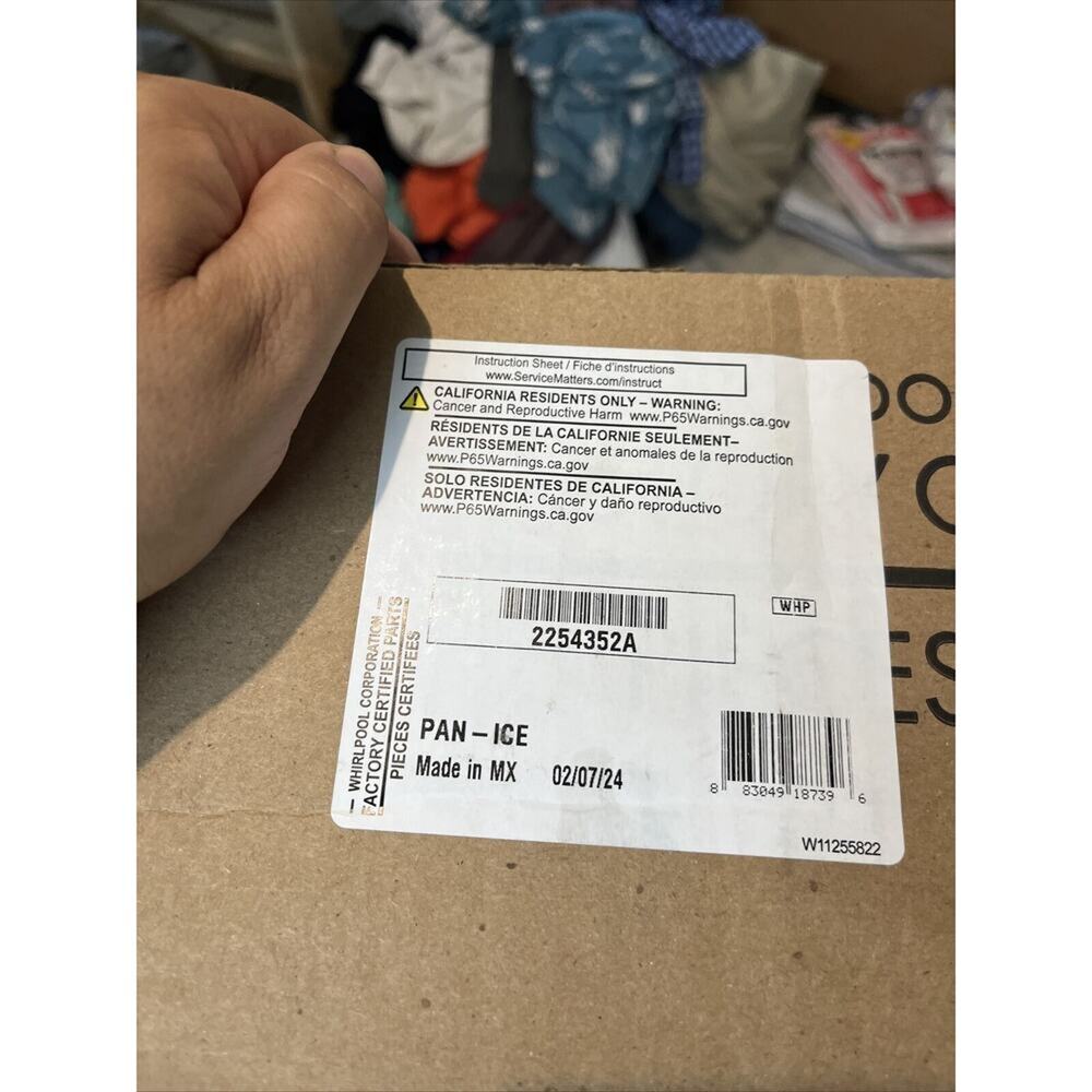 Whirlpool Refrigerator‎ Ice Pan New OEM